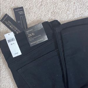 NWT Banana Republic Black Jeans